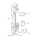 LATCH BOARD PARTS Diagram and Parts List for JES735BJ01  General Electric Microwave