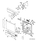 Part Location Diagram of WD21X10413 GE SWITCH ROCKER