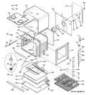 BODY PARTS Diagram and Parts List for PCT920SR1SS  General Electric Wall Oven