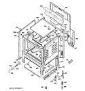 BODY PARTS Diagram and Parts List for RB540SP2SA  Hotpoint Range