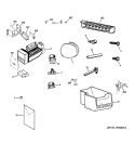ICE MAKER Diagram and Parts List for IM6  General Electric Ice Maker