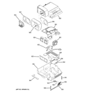 CUSTOM COOL Diagram and Parts List for PHE25MGTAFWW  General Electric Refrigerator