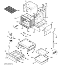 BODY PARTS Diagram and Parts List for JGSP28DEN3CC  General Electric Range