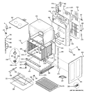 LOWER OVEN Diagram and Parts List for PCB975SP4SS  General Electric Range