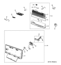 FREEZER SECTION Diagram and Parts List for GFSF6KEXDBB  General Electric Refrigerator