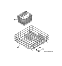 LOWER RACK ASSEMBLY Diagram and Parts List for GLD2850T10CS  General Electric Dishwasher