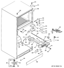 FRESH FOOD SECTION Diagram and Parts List for GTH18ISXCRSS  General Electric Refrigerator