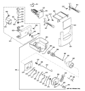 ICE MAKER & DISPENSER Diagram and Parts List for ZISS420DXBSS  General Electric Refrigerator