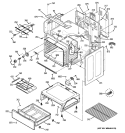 Part Location Diagram of WB56T10324 GE OVERLAY & PANEL Assembly