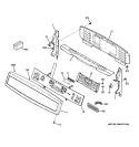 CONTROL PANEL Diagram and Parts List for PB978SP6SS  General Electric Range