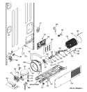 MACHINE COMPARTMENT Diagram and Parts List for PFCA1NJZADSS  General Electric Refrigerator