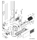MACHINE COMPARTMENT Diagram and Parts List for PGCS1PJZASS  General Electric Refrigerator