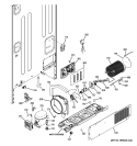 MACHINE COMPARTMENT Diagram and Parts List for PGSS5NFZASS  General Electric Refrigerator