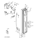 Part Location Diagram of WR17X12885 GE PADDLE Assembly