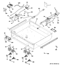 GAS & BURNER PARTS Diagram and Parts List for ZDP304NP3SS  General Electric Range