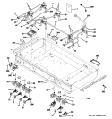 GAS & BURNER PARTS Diagram and Parts List for ZDP486NRP3SS  General Electric Range