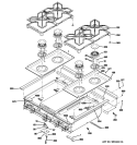 COOKTOP Diagram and Parts List for ZGU364LRP3SS  General Electric Cooktop