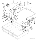 GAS & BURNER PARTS Diagram and Parts List for ZGU364NRP3SS  General Electric Cooktop