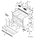 BODY PARTS Diagram and Parts List for ZDP486NDP1SS  General Electric Range