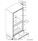 CASE PARTS Diagram and Parts List for PDCS1NCZARSS  General Electric Refrigerator
