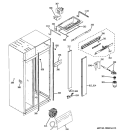 Part Location Diagram of WR55X10851 GE HMI Assembly