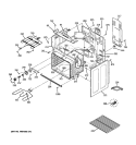 BODY PARTS Diagram and Parts List for PCB900DP2BB  General Electric Range