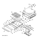 WARMING DRAWER Diagram and Parts List for PCB969DP3WW  General Electric Range