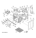 BODY PARTS Diagram and Parts List for PB900SP2SS  General Electric Range