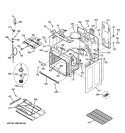 BODY PARTS Diagram and Parts List for PB910SP3SS  General Electric Range