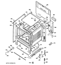 BODY PARTS Diagram and Parts List for JBS15M2BB  General Electric Range