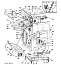 CABINET & TOP PANEL Diagram and Parts List for GFWS3500L0WW  General Electric Washer