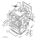 BODY PARTS Diagram and Parts List for RB792DR1WW  Hotpoint Range