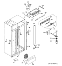 FRESH FOOD SECTION Diagram and Parts List for ZISS420DXASS  General Electric Refrigerator