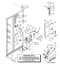 FRESH FOOD SECTION Diagram and Parts List for PSQS6YGZBESS  General Electric Refrigerator