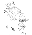 GAS & BURNER PARTS Diagram and Parts List for JGBP25DEM9WW  General Electric Range