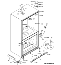 Part Location Diagram of WR02X13442 GE STRIKER TOP MULLION