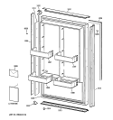 Part Location Diagram of WR49X21844 GE ANTI-TIP HARDWARE Assembly