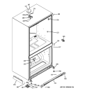 CASE PARTS Diagram and Parts List for PDCE1NBZBJSS  General Electric Refrigerator