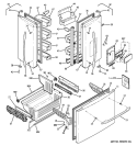 DOORS Diagram and Parts List for PFCE1NJZADSS  General Electric Refrigerator