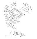 GAS & BURNER PARTS Diagram and Parts List for J2B918SEK1SS  General Electric Range