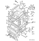 BODY PARTS Diagram and Parts List for PGB908SEM1SS  General Electric Range