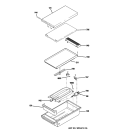 GRIDDLE ASSEMBLY Diagram and Parts List for ZDP486LDP4SS  General Electric Range