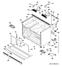 BODY PARTS Diagram and Parts List for ZDP486LDP4SS  General Electric Range