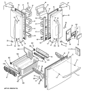 DOORS Diagram and Parts List for PFCF1PJZCWW  General Electric Refrigerator