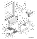 FREEZER SECTION Diagram and Parts List for PGCS1PJZCSS  General Electric Refrigerator