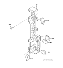 LATCH BOARD PARTS Diagram and Parts List for PSA2200RBB03  General Electric Microwave