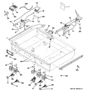 GAS & BURNER PARTS Diagram and Parts List for ZGP364NRR1SS  General Electric Range