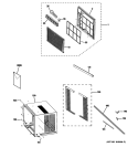 Part Location Diagram of 49-7663 GE USE AND CARE MANUAL