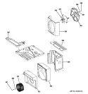 BASE PAN PARTS Diagram and Parts List for AEN12APL1  General Electric Air Conditioner