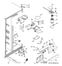 FRESH FOOD SECTION Diagram and Parts List for DSHS5PGXAESS  General Electric Refrigerator